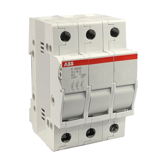 Base Fusível Tripolar | 32A 690Vac | E93/32 | ABB Base Fusível Tripolar | 32A 690Vac | E93/32 | ABB