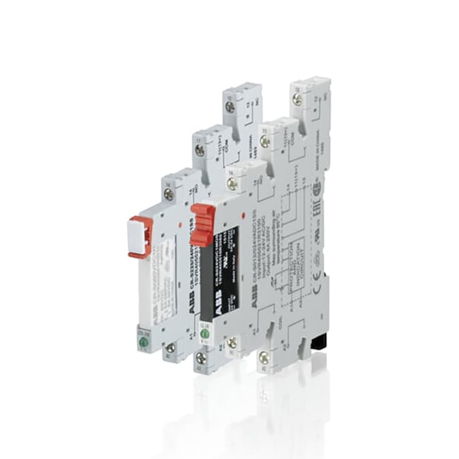 Base Relé Modular de Interface | 2...24VCA/CC | CR-S012/024VADC1SS | ABB Base Relé Modular de Interface | 2...24VCA/CC | CR-S012/024VADC1SS | ABB