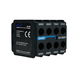 Bloco de Contato Auxiliar Chint AX-3M/31 3NA+1NF para NXC