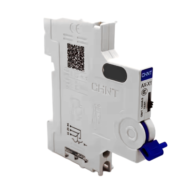 Bloco de Contato Auxiliar Chint AX-X1 1NA+1NF p/ NXB 40-63 Bloco de Contato Auxiliar Chint AX-X1 1NA+1NF p/ NXB 40-63