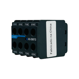 Bloco de Contato Auxiliar Frontal 1Na+3Nf para Minicontator NXC