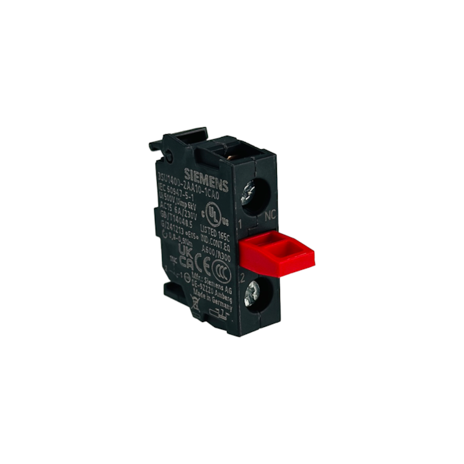 Bloco de Contato Siemens 3SU1400-2AA10-1CA0 1NF Bloco de Contato Siemens 3SU1400-2AA10-1CA0 1NF