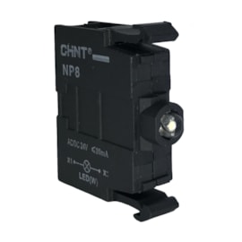 Bloco de Iluminação Chint NP8 LED 24V Laranja - Linha NP8 Bloco de Iluminação Chint NP8 LED 24V Laranja - Linha NP8