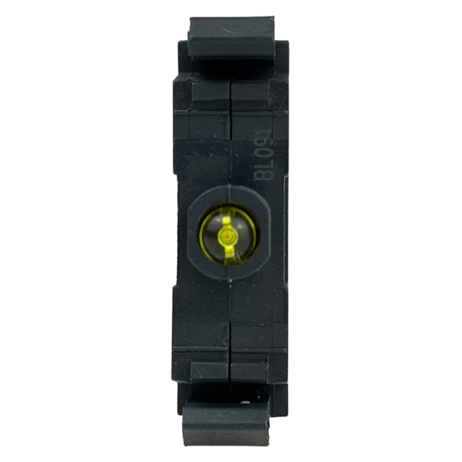 Bloco Lampada com Led Amarelo Integrado 110-220VCA Bloco Lampada com Led Amarelo Integrado 110-220VCA