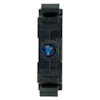Bloco Lampada com Led Azul Integrado 110-220VCA