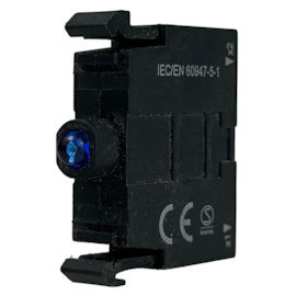Bloco Lampada com Led Azul Integrado 110-220VCA