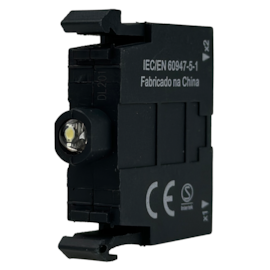 Bloco Lampada com Led Branco Integrado 110-220VCA