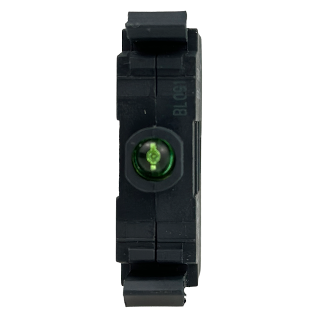 Bloco Lampada com Led Verde Integrado 110-220VCA