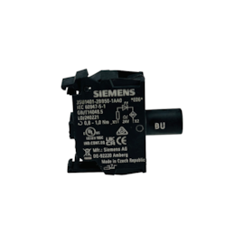 Bloco LED Azul Siemens 3SU1401-2BB50-1AA0 24V AC/DC Bloco LED Azul Siemens 3SU1401-2BB50-1AA0 24V AC/DC