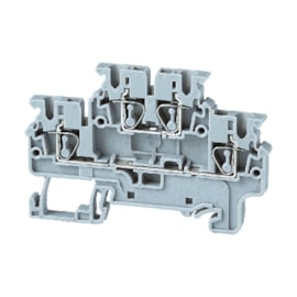 Borne Duplo Connectwell CXDL2,5 1000V 24A Conexão por Mola Borne Duplo Connectwell CXDL2,5 1000V 24A Conexão por Mola