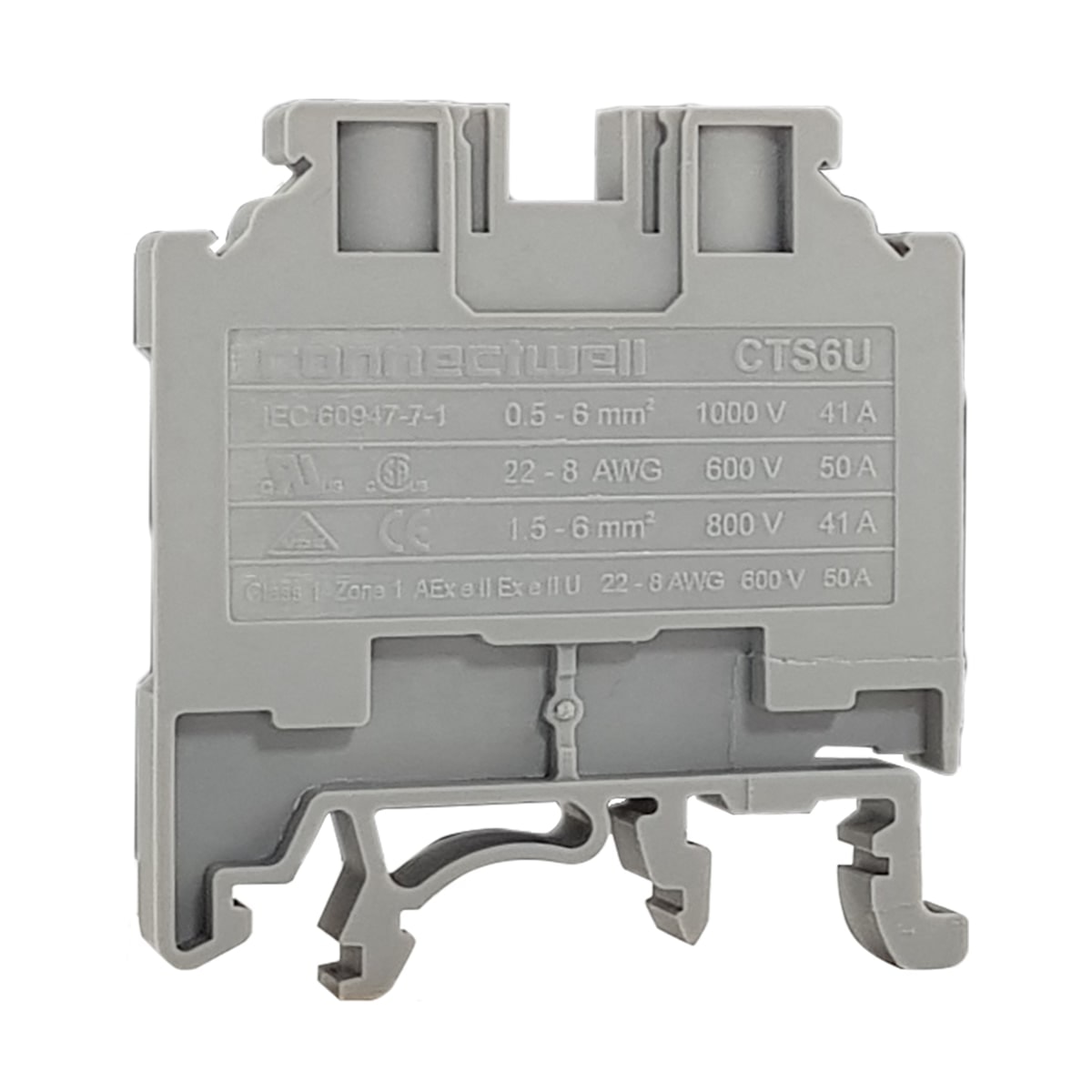 Borne Duplo Parafuso | 4mm² | CDL4UN | Connectwell