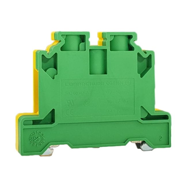 Borne Terra | 10mm² | CGT10N | Connectwell Borne Terra | 10mm² | CGT10N | Connectwell