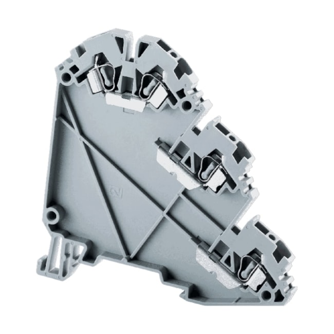 Borne Triplo Connectwell ATL2,5H 500V 24A DIN 2,5mm² Borne Triplo Connectwell ATL2,5H 500V 24A DIN 2,5mm²