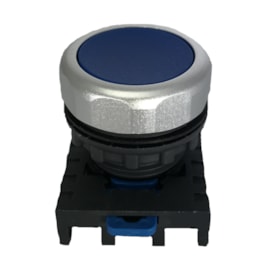 Botão de Acionamento Chint NP8-BN/6 Cabeçote Azul + Base Botão de Acionamento Chint NP8-BN/6 Cabeçote Azul + Base