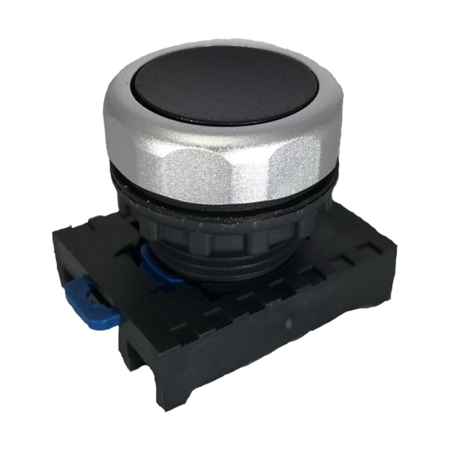 Botão de Acionamento Chint NP8-BN Cabeçote Preto + Base Botão de Acionamento Chint NP8-BN Cabeçote Preto + Base