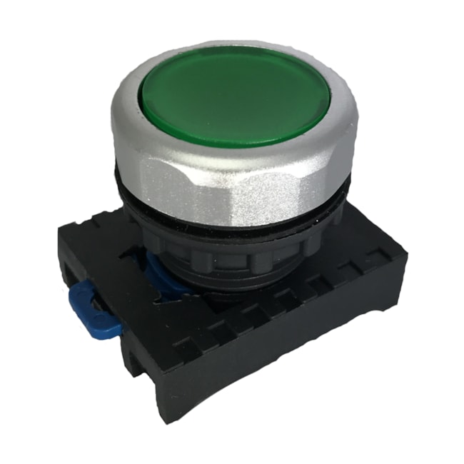 Botão de Acionamento Chint NP8-BND/3 Cabeçote Verde + Base Botão de Acionamento Chint NP8-BND/3 Cabeçote Verde + Base