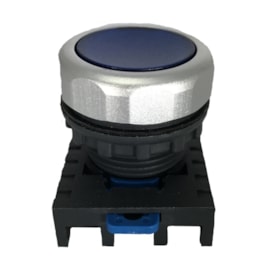 Botão de Acionamento Chint NP8-BND/6 Cabeçote Azul + Base Botão de Acionamento Chint NP8-BND/6 Cabeçote Azul + Base