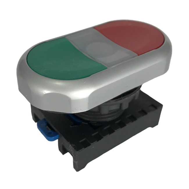 Botão de Acionamento Chint NP8-SD Cabeçote Duplo + Base Botão de Acionamento Chint NP8-SD Cabeçote Duplo + Base