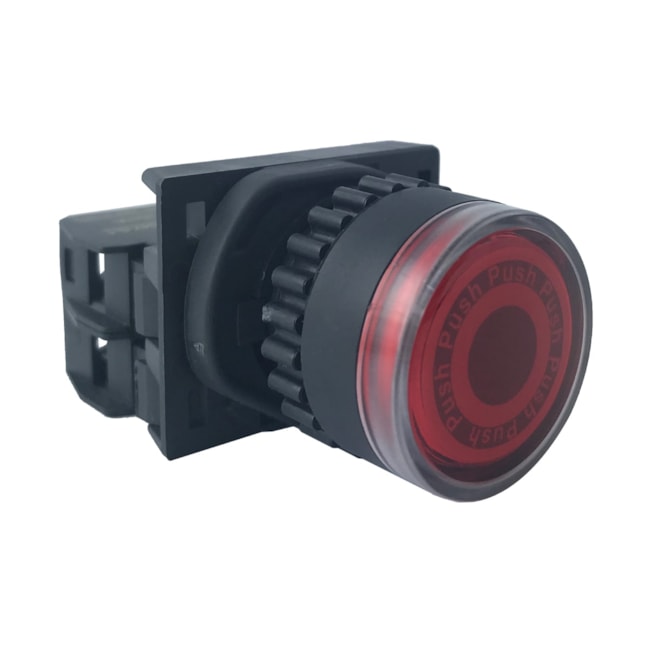 Botão de Acionamento Vermelho Autonics S2PR-P3RAD Botão de Acionamento Vermelho Autonics S2PR-P3RAD