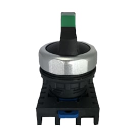 Botão de Comutação Chint NP8-X31 3 Posições Verde + Base Botão de Comutação Chint NP8-X31 3 Posições Verde + Base