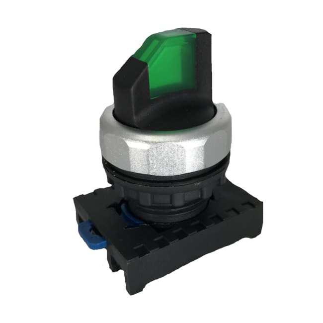 Botão de Comutação Chint NP8-XD/21 Cabeçote + Base - Verde Botão de Comutação Chint NP8-XD/21 Cabeçote + Base - Verde