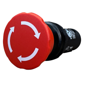 Botão de Emergência com Retenção ABB CE4T-10R-20 2NA IP66 Botão de Emergência com Retenção ABB CE4T-10R-20 2NA IP66