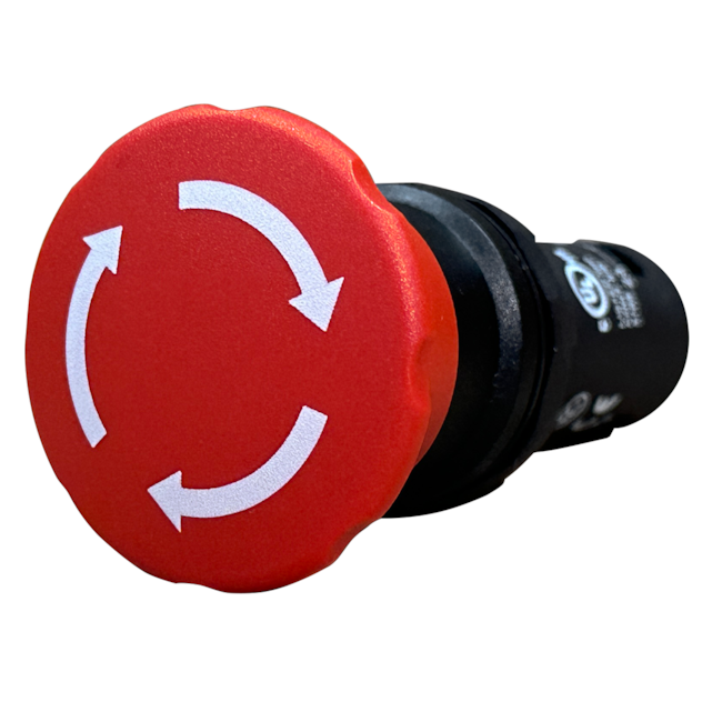 Botão de Emergência com Retenção ABB CE4T-10R-20 2NA IP66 Botão de Emergência com Retenção ABB CE4T-10R-20 2NA IP66