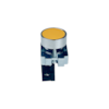 Botão de Impulso Amarelo Chint NP2-BA51 1NA Base Metalica