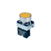 Botão de Impulso Amarelo Chint NP2-BA51 1NA Base Metalica