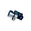Botão de Impulso Azul Chint NP2-BA61 1NA Base Metalica