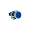 Botão de Impulso Azul Chint NP2-BA61 1NA Base Metalica