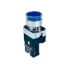 Botão de Impulso Azul Iluminado Chint NP2-BW3661 24V 1NA