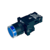 Botão de Impulso Azul Iluminado Chint NP2-EW3661 24V 1NA