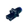 Botão de Impulso Azul Iluminado Chint NP2-EW3661 24V 1NA