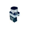 Botão de Impulso Preto Chint NP2-BA21 1NA Base Metalica