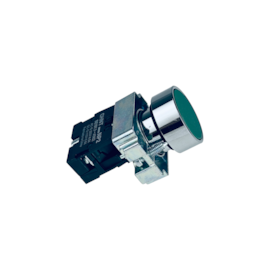 Botão de Impulso Verde Chint NP2-BA31 1NA Base Metalica