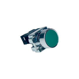 Botão de Impulso Verde Chint NP2-BA31 1NA Base Metalica
