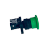 Botão de Impulso Verde Chint NP2-EC31 1NA Tipo Cogumelo