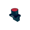Botão de Impulso Vermelho Chint NP2-EA42 1NF Base Plastica