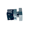 Botão Duplo de Impulso Chint NP2-BL8325 1NA+1NF Base Metalica