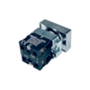 Botão Duplo de Impulso Chint NP2-BL8325 1NA+1NF Base Metalica