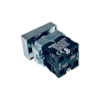 Botão Duplo de Impulso Chint NP2-BL8325 1NA+1NF Base Metalica