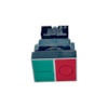 Botão Duplo de Impulso Chint NP2-BL8325 1NA+1NF Base Metalica
