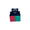 Botão Duplo de Impulso Chint NP2-EL8325 1NA+1NF Base Plastica