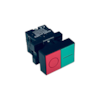 Botão Duplo de Impulso Chint NP2-EL8325 1NA+1NF Base Plastica