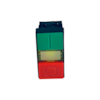 Botão Duplo de Impulso Chint NP2-EL8425 1NA+1NF Base Plastica