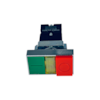 Botão Duplo de Impulso Iluminado Chint NP2-BW8465 1NA+1NF