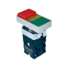 Botão Duplo de Impulso Iluminado Chint NP2-BW8465 1NA+1NF
