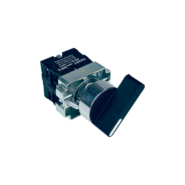 Botão Seletor 2 Posições Chint NP2-BJ25 1NA+1NF Base Metalica Botão Seletor 2 Posições Chint NP2-BJ25 1NA+1NF Base Metalica