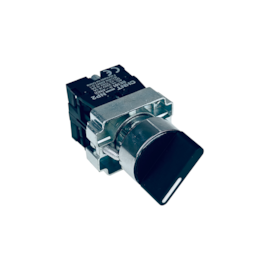 Botão Seletor 3 Posições Chint NP2-BD33 2NA Base Metalica